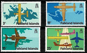 Фалкленды, 1979, Авиация, Самолеты, 4 марки